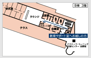 [秘書室へお越しの方]