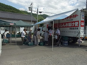 イトーヨーカドー上田店による移動販売取材を実施。