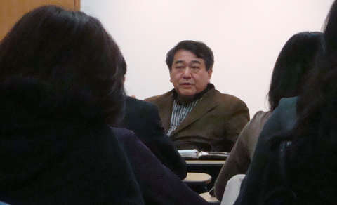 インターゼミ（社会工学研究会）、通称「寺島塾」の第3回目は、寺島学長の「社会工学」に関する講義。