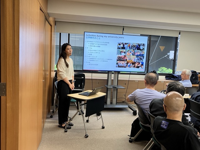 卒業生の近況報告