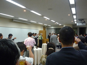 多摩大学　経営情報学部　後援会　9月17日　懇親会の様子