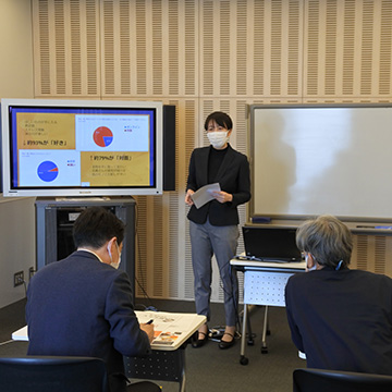 内藤歩さん(3年)