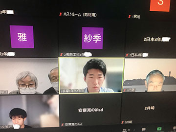 参加者(中段:事務局、久保田ら)