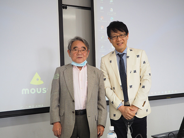 ご講演後 志茂様と趙教授