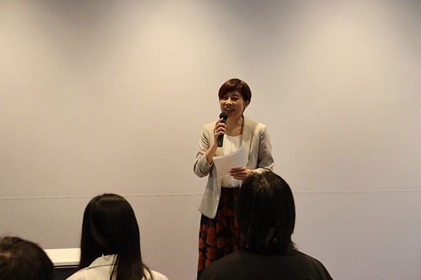国際交流委員長　石川晴子教授の挨拶