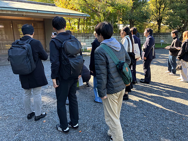 和風別館「游心亭」 ガイドツアーの様子