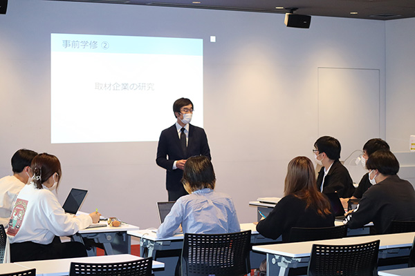 浜田教授による企業研究の講義
