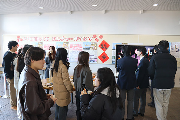 ラウンジでの様子