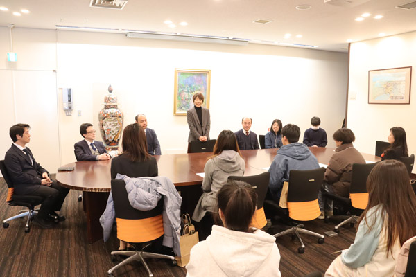 石川教授から祝辞のことば