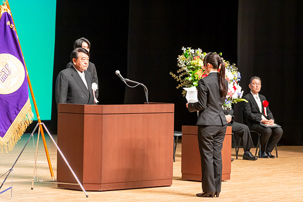 新入生代表のことば